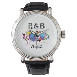 R&B Vibez グラフィックTシャツ | カラフルな音楽の美学 腕時計