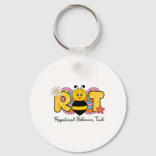 R Bee T登録行動技術者Rbtフローラ キーホルダー