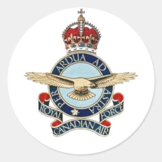 R.C.A.F. insignea 40s - 50s ラウンドシール (正面)