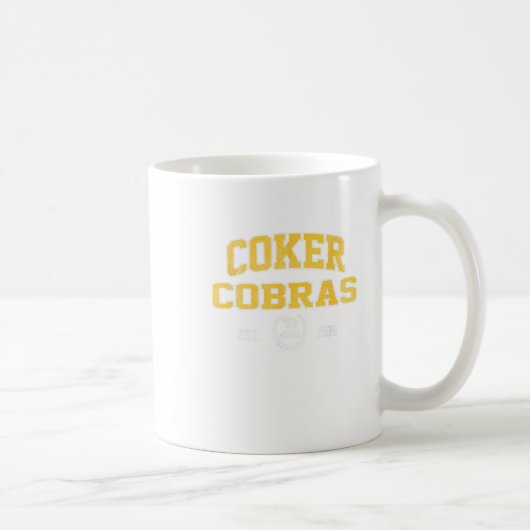 R College Cobras Arch Retro For Men Women コーヒーマグカップ (右)