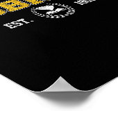 R College Cobras Arch Retro For Men Women ポスター (角)