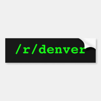 /r/denver バンパーステッカー