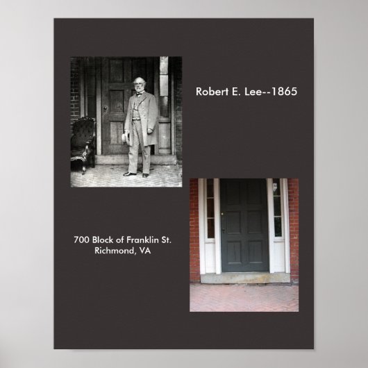 R.E.リーのアパート、リッチモンド、VA.--1865ポスター ポスター (正面)