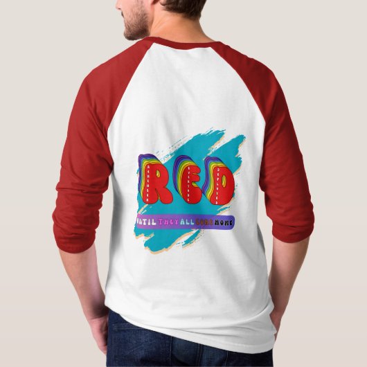 R.E.D. プライドTシャツ Tシャツ (裏面)