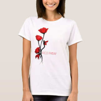 R.E.D. 赤い金曜日-配置される皆を覚えて下さい Tシャツ