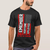 R E D Soldiers Remember Everyone Deployed R E D Fr Tシャツ (正面)
