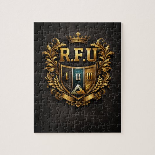 R.F.U Crown Crest Puzzle  ジグソーパズル (縦)