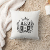R.F.U Crown Crest Throw Pillow クッション (ブランケット)