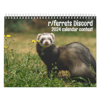 r/ferrets 2024コンペのカレンダー カレンダー