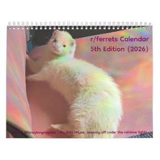 r/ferrets Calendar 5th Edition (2026) カレンダー