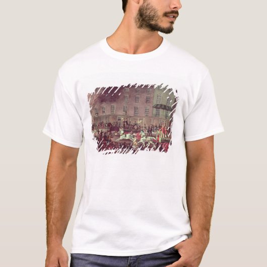 R.G. Reeveが刻むロンドンの消防車 Tシャツ (正面)