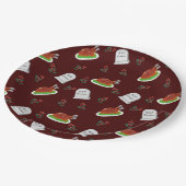 R.I.Pターキークリスマスパーティープレート ペーパープレート (アングル)