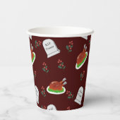 R.I.Pトルコのクリスマスパーティーカップ – スタイル3 紙コップ (裏面)