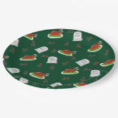 R.I.Pトルコのクリスマスパーティープレート-スタイル2 ペーパープレート (アングル)