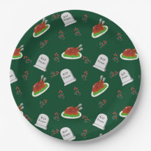 R.I.Pトルコのクリスマスパーティープレート-スタイル2