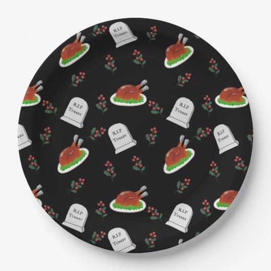 R.I.Pトルコパーティープレート-スタイル1 ペーパープレート (正面)