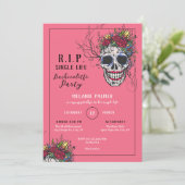 R.I.P.スカル&バラバチェロレッテ招待状 招待状 (スタンド正面)