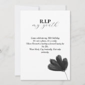 R.I.P.マイユース30歳の誕生日招待状 招待状 (正面)