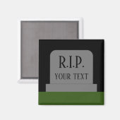 R.I.P. 安らかに眠れ 墓石 墓 マグネット (正面/裏面)