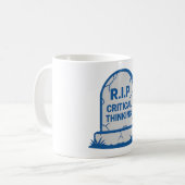 R.I.P. 批判的思考 コーヒーマグカップ (正面左)