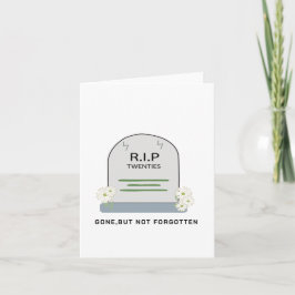 R.I.P. 20代、消え、誕生日の願いおもしろいを シーズンカード