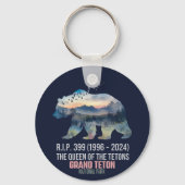 R.I.P. 399ティートンズの女王はクマする キーホルダー (正面)