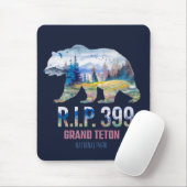 R.I.P. 399ティートンズの女王はクマする マウスパッド (マウス)