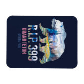 R.I.P. 399ティートンズの女王はクマする マグネット (横)