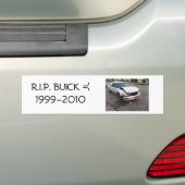 R.I.P. BUICK バンパーステッカー (車上)