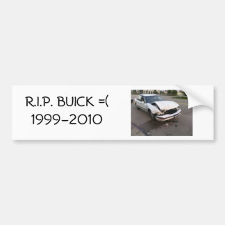 R.I.P. BUICK バンパーステッカー
