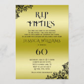 R.I.P. Fifties, Gothic 60th Birthday  招待状 (正面)