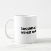 R.I.P Harambeのマグ コーヒーマグカップ (左)