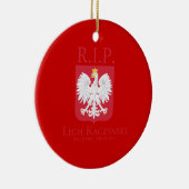 R.I.P. Lech Kaczynski セラミックオーナメント (右)