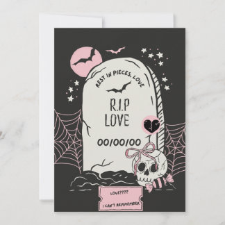 R.I.P. Love,Funny Anti-Valentine’s Day Card サンキューカード