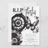 R.I.P Thirties | 40歳の誕生日パーティー 招待状 (正面)