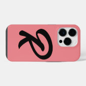 R iPhoneケース (裏面横)