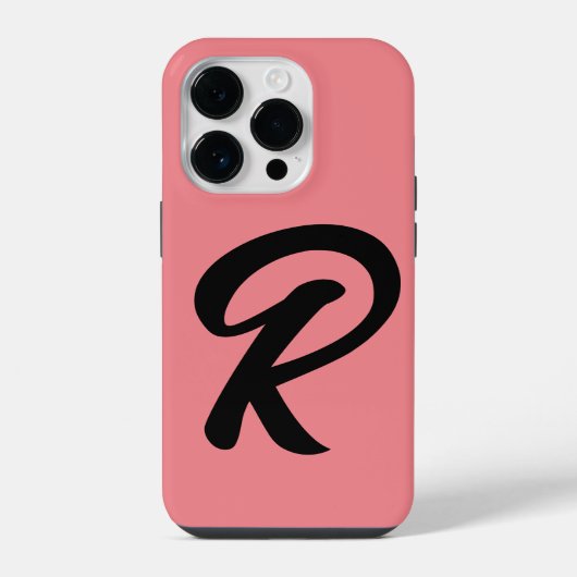 R iPhoneケース (裏面)