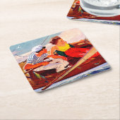 R.J.が出航するカップルカバリエ スクエアペーパーコースター (アングル)