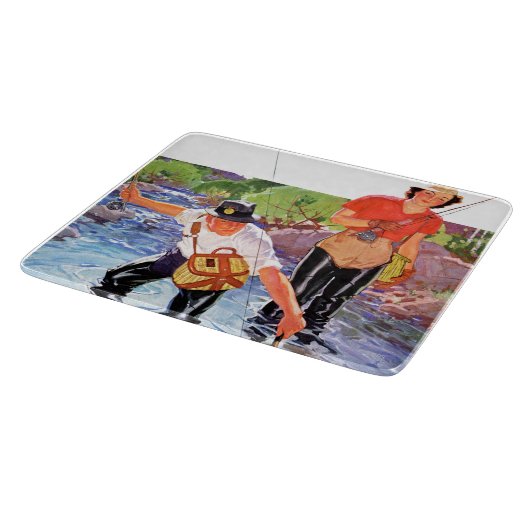 R.J.による魚の網取りカバリエ カッティングボード (角)