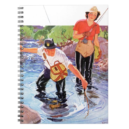 R.J.による魚の網取りカバリエ ノートブック (正面)