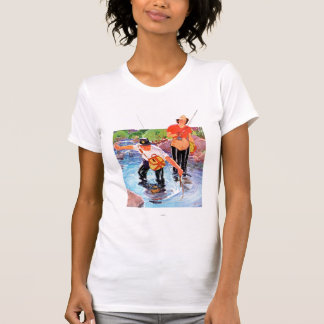 R.J.による魚の網取りカバリエ Tシャツ