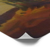 R.J. Ketchum – 秋の湖畔のボート ポスター (角)