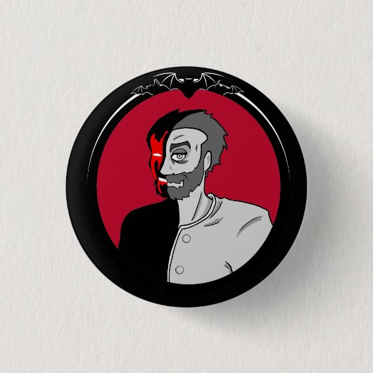 R.M.レンフィールドBRWボタン 缶バッジ (正面)