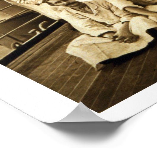 R.M.S.チュートニックに乗っている船の調理師(b/w p) ポスター (角)