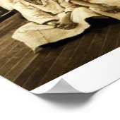 R.M.S.チュートニックに乗っている船の調理師(b/w p) ポスター (角)