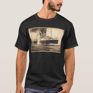 R.M.S. Kinsaleの頭部を離れて魚雷によって当られるルシタニア Tシャツ