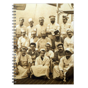 R.M.S. Teutonic (b/w. p.の船の調理師 ノートブック
