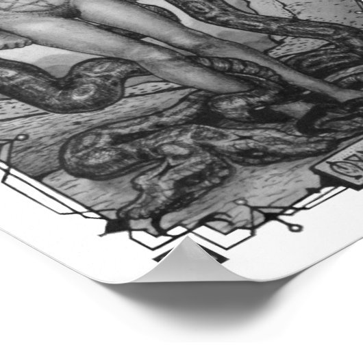 R. Mahoneyによる星形五角形(Sm)の9 ポスター (角)