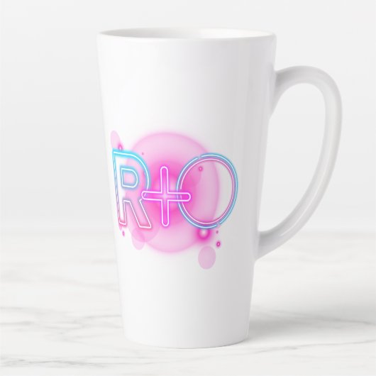 R & O (Riz & Lady O)神秘的なポッドキャストホスト カフェラテマグ (右)