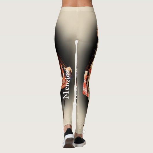 R.R. McIan著スコットランドの一族Menzies レギンス (裏面)